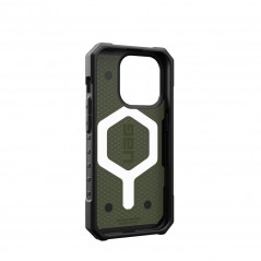 Apple iPhone 15 Pro Coque Urban Armor Gear Pathfinder Étui haut de gamme  MagSAFE  Olive