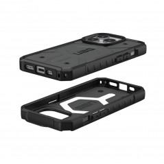 Apple iPhone 15 Pro Coque Urban Armor Gear Pathfinder Étui haut de gamme  MagSAFE  Argenté