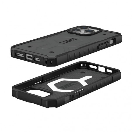Apple iPhone 15 Pro Max Coque Urban Armor Gear Pathfinder Étui haut de gamme  MagSAFE  Argenté