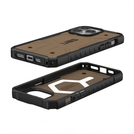 Apple iPhone 15 Pro Max Coque Urban Armor Gear Pathfinder Étui haut de gamme  MagSAFE  Terre sombre