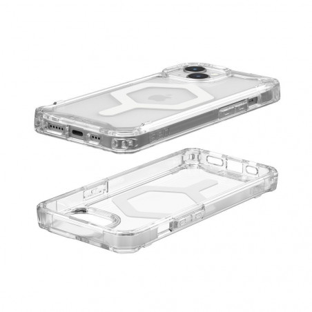 Apple iPhone 15 Coque Urban Armor Gear Plyo Étui haut de gamme  MagSAFE  Blanc glacé