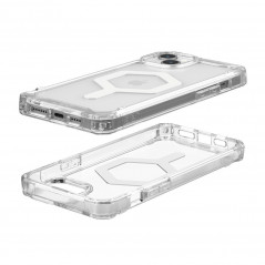 Apple iPhone 15 Plus Coque Urban Armor Gear Plyo Étui haut de gamme  MagSAFE  Blanc glacé