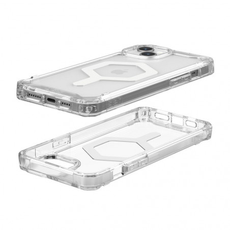 Apple iPhone 15 Plus Coque Urban Armor Gear Plyo Étui haut de gamme  MagSAFE  Blanc glacé