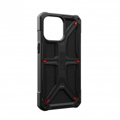 Apple iPhone 15 Pro Max Coque Urban Armor Gear Monarch Étui haut de gamme  MagSAFE  Noir kevlar