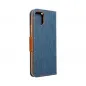 Samsung Galaxy S24 Portefeuilles Canvas Book Bleu marine