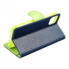 XIAOMI Redmi Note 13 Pro 5G Portefeuilles Fancy Book Marine / Citron vert 