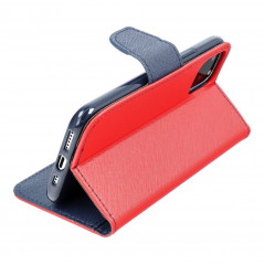 XIAOMI Redmi Note 13 Pro 5G Portefeuilles Fancy Book Rouge / Marine 