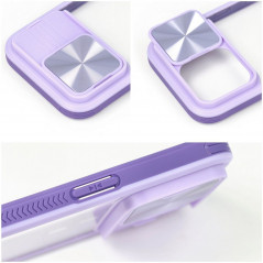 Apple iPhone 12 Pro Coque Slider Violet (Purple)