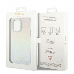 Apple iPhone 13 Pro Coque Guess IML Faceted Mirror Élégant  Disco irisé