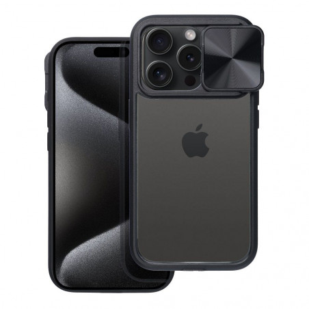 Apple iPhone X Coque Slider Noir