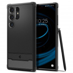 Samsung Galaxy S24 ULTRA Coque Spigen Armor Fibre de carbone, Élégant  Noir