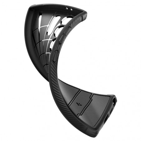Samsung Galaxy S24 ULTRA Coque Spigen Armor Fibre de carbone, Élégant  Noir