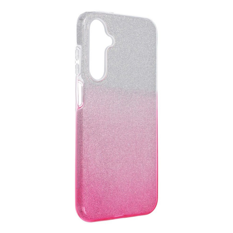 Samsung Galaxy A25 5G Coque Shining Transparent et rose