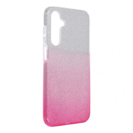 Samsung Galaxy A25 5G Coque Shining Transparent et rose
