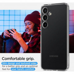 Samsung Galaxy S24 PLUS Coque Spigen Liquid Crystal Clair comme du cristal  Transparent