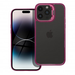Apple iPhone 12 Coque Bracket Pourpre foncé