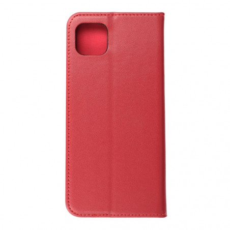 Samsung Galaxy A22 5G Portefeuilles Leather case SMART PRO Élégant  Bordeaux