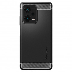 XIAOMI Redmi Note 12 Pro Plus 5G Coque Spigen Armor Fibre de carbone, Élégant  Noir
