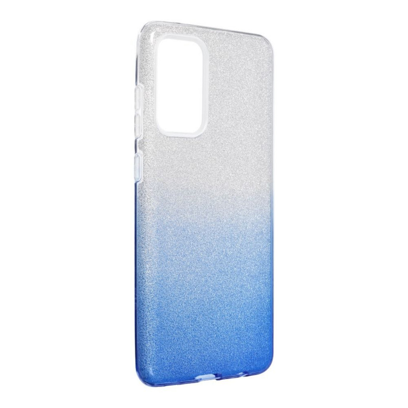 Samsung Galaxy A72 LTE Coque Shining Transparent et bleu