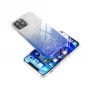 Samsung Galaxy A72 LTE Coque Shining Transparent et bleu