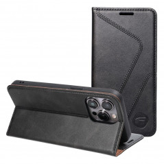 XIAOMI Redmi Note 13 Pro 5G Portefeuilles Forcell F-PROTECT RFID Blocker Book Élégant  Noir
