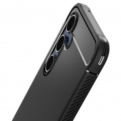 Samsung Galaxy A55 Coque Spigen Armor Fibre de carbone, Élégant  Noir