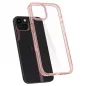 Apple iPhone 13 mini Coque Spigen Ultra Hybrid Clair comme du cristal  Cristal rose