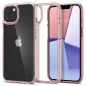 Apple iPhone 13 mini Coque Spigen Ultra Hybrid Clair comme du cristal  Cristal rose