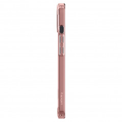 Apple iPhone 13 mini Coque Spigen Ultra Hybrid Clair comme du cristal  Cristal rose