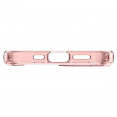 Apple iPhone 13 mini Coque Spigen Ultra Hybrid Clair comme du cristal  Cristal rose