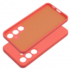 Samsung Galaxy S24 Coque Silicone Élégant  Pêche