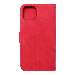 Apple iPhone 13 Portefeuilles MEZZO Book Rouge