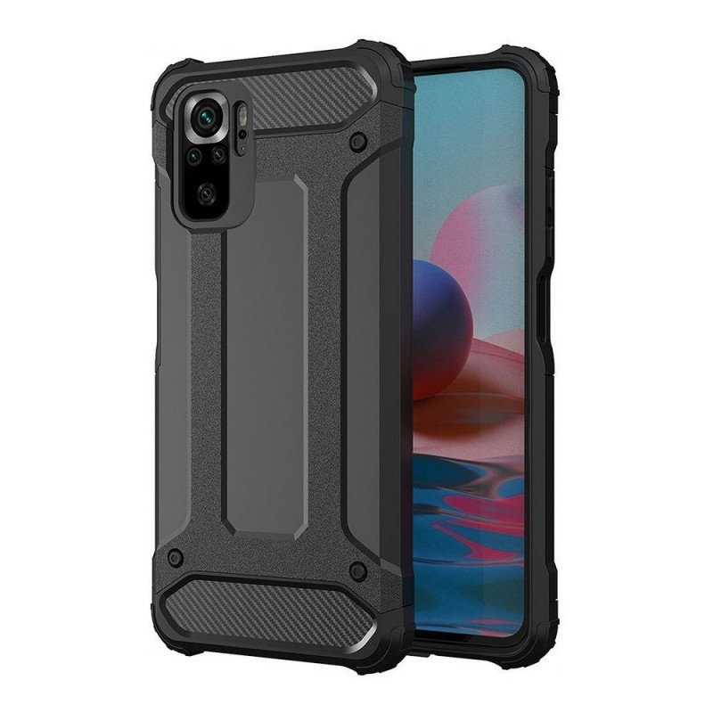 XIAOMI Redmi Note 10 Pro Max Couverture durcie Armor Noir
