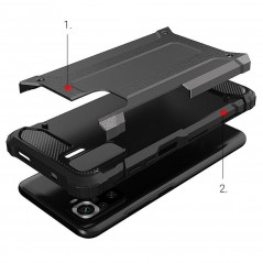 XIAOMI Redmi Note 10 Couverture durcie Armor Noir