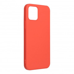 Apple iPhone 12 Coque Silicone Élégant  Pêche