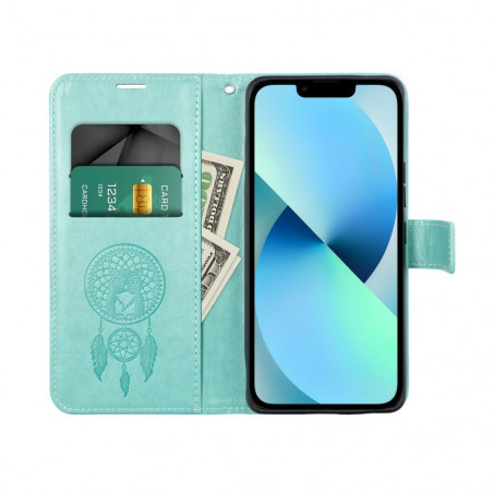 XIAOMI Redmi Note 13 Pro 5G Portefeuilles MEZZO Book Capteurs de rêve Vert