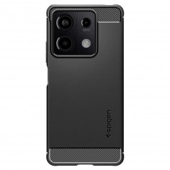 XIAOMI Redmi Note 13 5G Coque Spigen Armor Fibre de carbone, Élégant  Noir