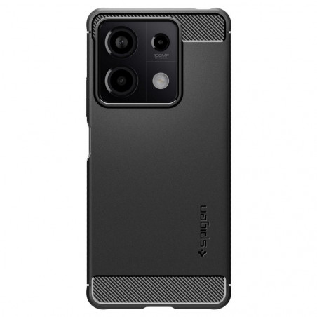XIAOMI Redmi Note 13 5G Coque Spigen Armor Fibre de carbone, Élégant  Noir