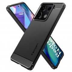 XIAOMI Redmi Note 13 5G Coque Spigen Armor Fibre de carbone, Élégant  Noir