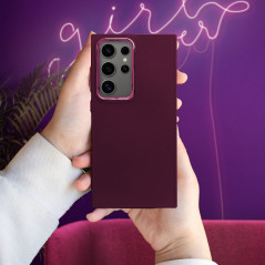 Samsung Galaxy A12 Coque FRAME Élégant  Violet (Purple)