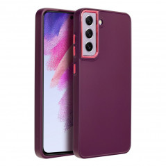 Samsung Galaxy S21 FE 5G Coque FRAME Élégant  Violet (Purple)