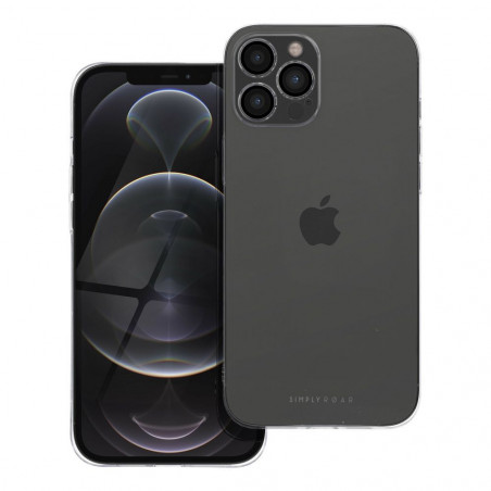 Apple iPhone 12 Pro Max Coque Roar Pure Simple Fit Transparent