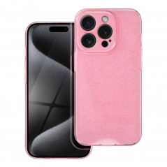 Apple iPhone 15 Pro Coque CLEAR 2mm BLINK Rose
