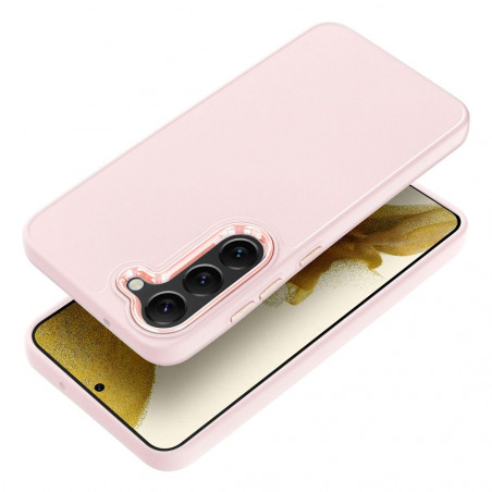 Samsung Galaxy S23 5G Coque FRAME Élégant  Rose poudré