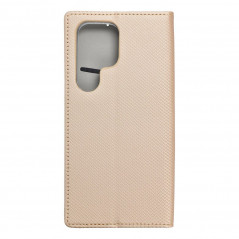 Samsung Galaxy S24 ULTRA Portefeuilles Smart Case Book Or