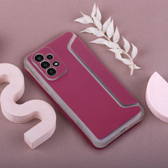 Samsung Galaxy S24 Portefeuilles Piano Book Magenta