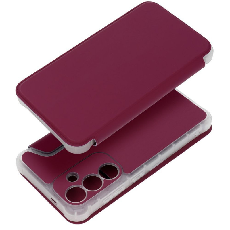 Samsung Galaxy S24 Portefeuilles Piano Book Magenta