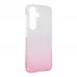 Samsung Galaxy S24 Coque Shining Transparent et rose