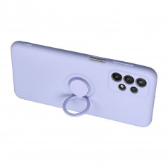 Samsung Galaxy S24 Coque Silicone ring Violet (Violet)