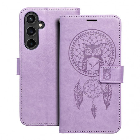 Samsung Galaxy S23 FE Portefeuilles MEZZO Book Capteurs de rêve  Violet (Purple)